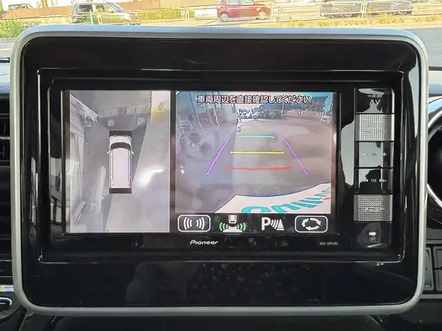 スズキ スペーシア カスタム HYBRID XS ターボ 愛知県 2018(平30)年 6.5万km ムーンライトバイオレットPM ワンオーナー　ナビ　フルセグＴＶ　ＤＶＤ再生　Ｂｌｕｅｔｏｏｔｈ接続　全方位カメラ　ビルトインＥＴＣ　ＨＵＤ　衝突軽減　クルコン　パドルシフト　両側パワースライドドア　バックミラー一体ドラレコ　ＬＥＤオートライト