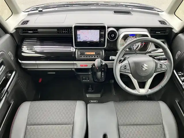 スズキ スペーシア カスタム HYBRID XS ターボ 静岡県 2018(平30)年 6.6万km ムーンライトバイオレットPM 純正ナビ(CD/DVD/BT/フルセグ)/全方位カメラ/ドライビウレコーダー前後/デジタルインナーミラー/ヘッドアップディスプレイ/ETC/エンジンスタートボタン/保証書/取扱説明書/ワンオーナー/パワーステアリング/パワーウィンドウ/パドルシフト/アイドリングストップ/ターボ/スマートキー/スペアキー１本/オートエアコン/クルーズコントロール/USB入力端子/ベンチシート/純正フロアマット/ハーフレザーシート/D席シートヒーター/両側パワースライドドア/純正アルミホイール/ABS/横滑り防止装置/コーナーセンサー/レーンキープアシスト/盗難防止装置/オートライト/オートマチックハイビーム/LEDヘッドライト/W+サイドエアバッグ/衝突軽減システム