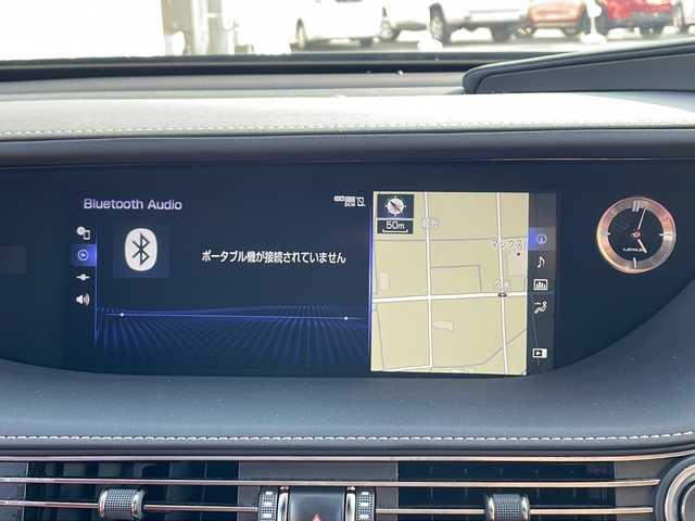 レクサス ＬＳ 500 Fスポーツ 山口県 2018(平30)年 5万km グラファイトブラックガラスフレーク サンルーフ/赤革シート/マークレビンソンサウンドシステム/純正ナビ/Bluetooth/フルセグTV/バックカメラ＆全周囲カメラ/スマートキー＆プッシュスタート/ブラインドスポットモニター/ヘッドアップディスプレイ/デジタルインナーミラー/レーダークルーズコントロール/ステアリングスイッチ/前席パワーシート/全席シートヒーター/前席ベンチレーションシート/ステアリングヒーター/ビルトインETC2.0/三眼LEDヘッドライト/前後シーケンシャルウィンカー/純正20インチAW（前後異形サイズ）/純正ドライブレコーダー/リア三面スモークフィルム/保証書・取説/スペアキー1個