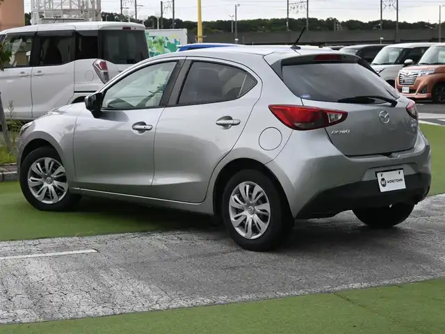 マツダ デミオ 13S 千葉県 2014(平26)年 3.5万km アルミニウムメタリック ワンオーナー/スマートシティブレーキサポート/i-stop/純正SDナビ/地デジTV/【Bluetooth接続】/ステアリングスイッチ/ETC/LEDヘッドライト/フォグライト/ウインカーミラー/サイド/カーテンエアバッグ/アドバンストキーレスエントリー
