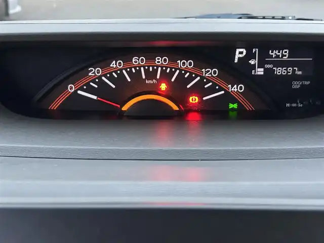 ダイハツ タント X SA 広島県 2015(平27)年 7.9万km コットンアイボリー １オーナー/MITSUBISHIナビ　　　NR-MZ40/　「フルセグ/CD/DVD/AUX/AM/FM」/バックカメラ/衝突軽減ブレーキシステム/パワースライドドア/ＥＴC/ヘッドライトレベライザー/横滑り防止装置/純正フロアマット/スペアキー/ステアリングスイッチ/プッシュスタート/スマートキー/保証書/取扱説明書