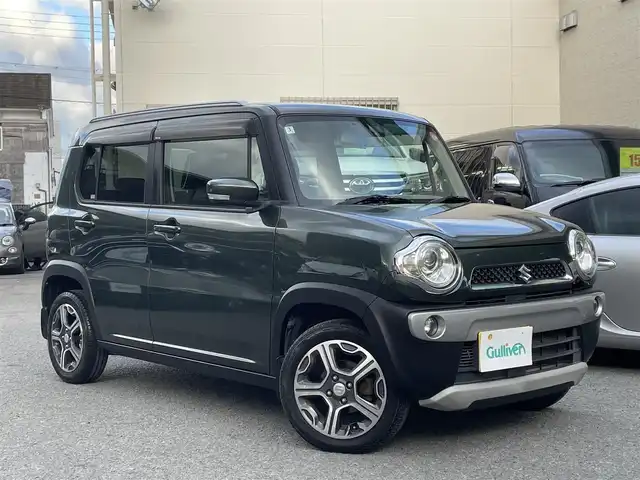 スズキ ハスラー X ターボ 和歌山県 2014(平26)年 7.7万km クールカーキPM ターボ/レーダーブレーキサポート/HIDヘッドライト/運転席シートヒーター/サイドミラーヒーター/バックカメラ/スマートキー/ETC