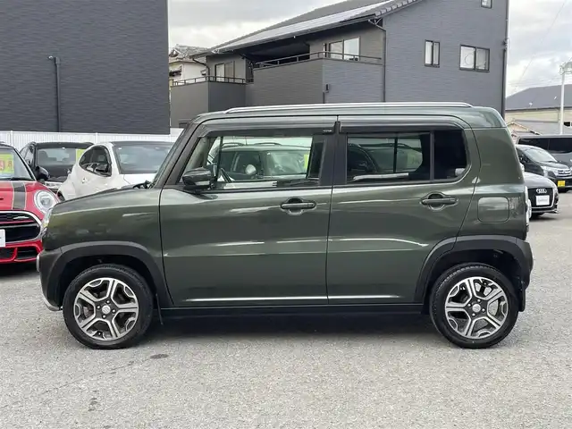 スズキ ハスラー X ターボ 和歌山県 2014(平26)年 7.7万km クールカーキPM ターボ/レーダーブレーキサポート/HIDヘッドライト/運転席シートヒーター/サイドミラーヒーター/バックカメラ/スマートキー/ETC