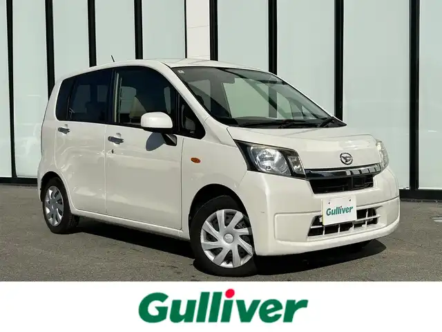 ダイハツ ムーヴ L スマートセレクション SA 大阪府 2014(平26)年 5万km パールホワイトⅢ 社外ナビ　/   フルセグＴＶ/Ｂｌｕｅｔｏｏｔｈ　/バックモニター　/横滑り防止装置　/アイドリングストップ　/ヘッドライトレベライザー　/リモコンキー　/ハロゲンライト　/取扱説明書　/記録簿