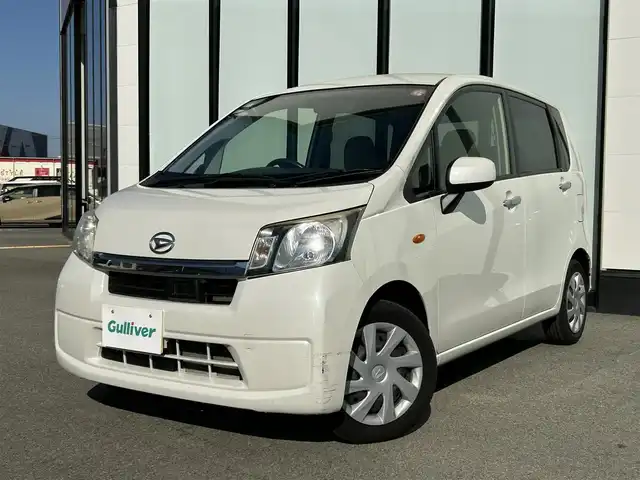 ダイハツ ムーヴ L スマートセレクション SA 大阪府 2014(平26)年 5万km パールホワイトⅢ 社外ナビ　/   フルセグＴＶ/Ｂｌｕｅｔｏｏｔｈ　/バックモニター　/横滑り防止装置　/アイドリングストップ　/ヘッドライトレベライザー　/リモコンキー　/ハロゲンライト　/取扱説明書　/記録簿