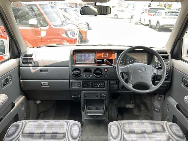 ホンダ ステップワゴン G 愛知県 1998(平10)年 14.1万km ニューボーグシルバーメタリック /禁煙ワンオーナー//純正エアロ(フロント/サイド/リア)//モデューロ15インチアルミ//Wサンルーフ//社外HDDナビ(パナソニック　CN-HW850D)//フルセグTV/HDD/CD/DVD/AM/FM//ETC//純正キーレスエントリーシステム//スペアキー//純正フロアマット//ワイドドアバイザー//電動格納ミラー//シガーライター//WAC//スライドドア//後席カーテン//3列シート//保証書//取扱説明書
