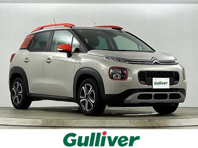 シトロエン Ｃ３ エアクロス フィール 愛知県 2020(令2)年 6.4万km サーブル 禁煙車/純正7インチディスプレイオーディオ/（Bluetooth/Android Auto/Apple CarPlay)/バックカメラ/衝突軽減ブレーキ/レーンキープアシスト/ブラインドスポットモニター/オートマチックハイビーム/クルーズコントロール/ETC/前後ドライブレコーダー/スマートキー/スペアキー有/フロアマット