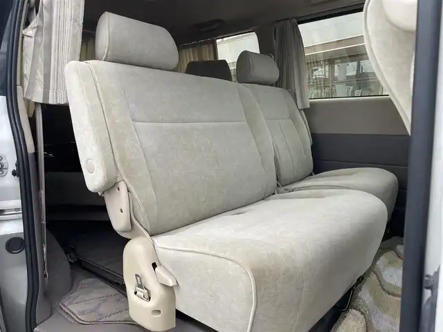 トヨタ グランド ハイエース G Xエディション 長野県 2000(平12)年 3.7万km ベージュ 社外ナビ（FM/AM、CD、DVD、BT、USB）/バックカメラ/ワンセグテレビ/社外ETC/サンルーフ/ダブルエアバック/純正フロアマット/三列目シート/ハロゲンヘッドライト/ABS/社外１５AW/電動カーテン
