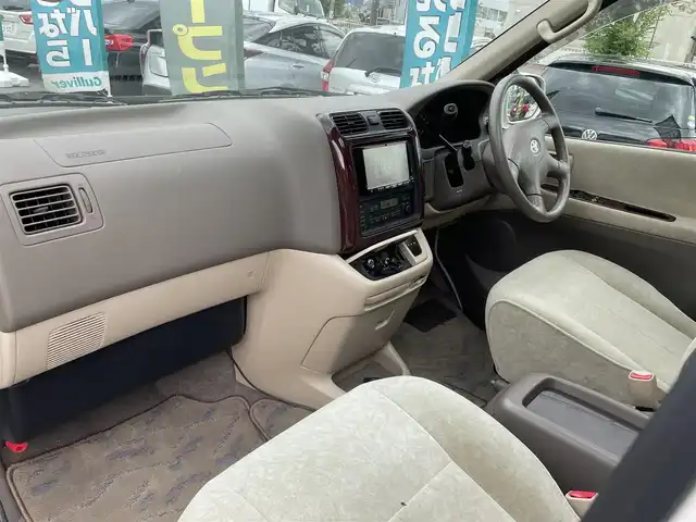 トヨタ グランド ハイエース G Xエディション 長野県 2000(平12)年 3.7万km ベージュ 社外ナビ（FM/AM、CD、DVD、BT、USB）/バックカメラ/ワンセグテレビ/社外ETC/サンルーフ/ダブルエアバック/純正フロアマット/三列目シート/ハロゲンヘッドライト/ABS/社外１５AW/電動カーテン