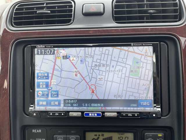 トヨタ グランド ハイエース G Xエディション 長野県 2000(平12)年 3.7万km ベージュ 社外ナビ（FM/AM、CD、DVD、BT、USB）/バックカメラ/ワンセグテレビ/社外ETC/サンルーフ/ダブルエアバック/純正フロアマット/三列目シート/ハロゲンヘッドライト/ABS/社外１５AW/電動カーテン