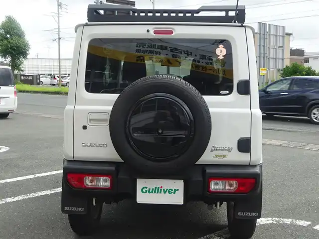 スズキ ジムニー XC 静岡県 2021(令3)年 4.8万km ピュアホワイトP ワンオーナー/禁煙車/クルーズコントロール/純正ラバーマット/ルーフキャリア/前席シートヒーター/KENWOOD CDオーディオ/ステアリングリモコン/セーフティサポート/・デュアルセンサーブレーキサポート/・誤発進抑制機能/・車線逸脱警報機能/・ふらつき警報機能/・先行車発進お知らせ機能/・標識認識機能/・ハイビームアシスト/LEDヘッドライト/オートライト/プッシュスタート・スマートキー/保証書・取扱説明書