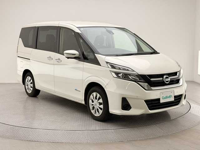日産 セレナ X 兵庫県 2017(平29)年 4.4万km ブリリアントホワイトパール ワンオーナー/純正SDナビ/(MM316D-W)/フルセグ CD DVD BT MSV AUX/プロパイロット/レーダークルーズコントロール/エマージェンシーブレーキ/コーナーセンサー/LDW/LDP/パーキングアシスト/標識検知/アラウンドビューモニター/電子パーキング/AUTO HOLD/デジタルインナーミラー/ビルトインETC/LEDヘッドライト/オートライト/スマートキー/取扱い説明書　/新車時保証書