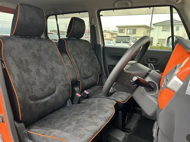 スズキ ハスラー G 神奈川県 2016(平28)年 4.8万km パッションオレンジマイカ/スペリアホワイト レーダーブレーキサポート/(衝突軽減ブレーキ)/メモリーナビTV（NR-MZ33）/(DVD/Bluetooth/USB)/前席シートヒーター/アイドリングストップ/ベンチシート/ドアバイザー/プッシュスタート/スマートキー×２本/バックカメラ/ETC