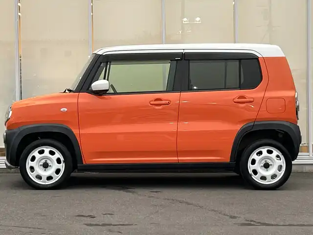 スズキ ハスラー G 神奈川県 2016(平28)年 4.8万km パッションオレンジマイカ/スペリアホワイト レーダーブレーキサポート/(衝突軽減ブレーキ)/メモリーナビTV（NR-MZ33）/(DVD/Bluetooth/USB)/前席シートヒーター/アイドリングストップ/ベンチシート/ドアバイザー/プッシュスタート/スマートキー×２本/バックカメラ/ETC