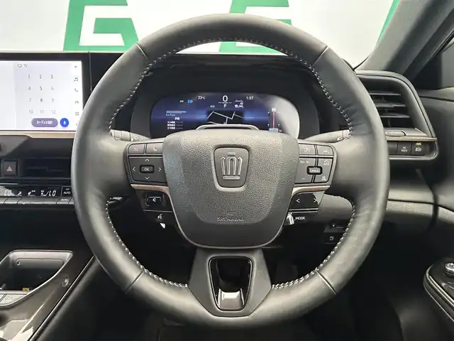 トヨタ クラウン スポーツ Z 鹿児島県 2024(令6)年 1.5万km プレシャスホワイトパール 禁煙車　/純正ナビ機能付きディスプレイオーディオ　/・フルセグＴＶ　/・Ｂｌｕｅｔｏｏｔｈ/・AM/FM/トヨタセーフティ　/デジタルインナーミラー型前後ドラレコ　/ワイヤレス充電器　/ステアリングリモコン/パノラマーフ　/シートメモリ/シートヒーター/シートベンチレーション/ステアリングヒーター　/純正ビルドインＥＴＣ2.0/電動パーキングブレーキ/オートホールド/電格ミラー