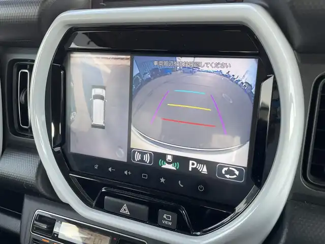スズキ ハスラー HYBRID X 茨城県 2020(令2)年 8.4万km ピュアホワイトP 純正メモリナビ/全方位モニター/フルセグテレビ/ステアリングスイッチ/シートヒーターD＋N席/衝突被害軽減システム/横滑り防止装置/アイドリングストップ/スマートキー/スペアキー1本/フルフラットシート/ETC