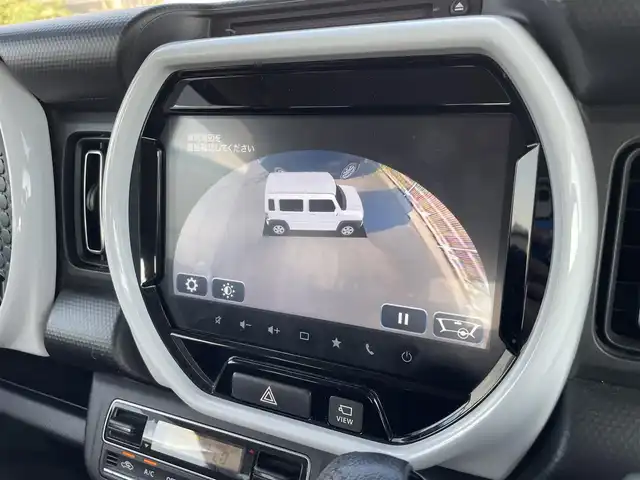 スズキ ハスラー HYBRID X 茨城県 2020(令2)年 8.4万km ピュアホワイトP 純正メモリナビ/全方位モニター/フルセグテレビ/ステアリングスイッチ/シートヒーターD＋N席/衝突被害軽減システム/横滑り防止装置/アイドリングストップ/スマートキー/スペアキー1本/フルフラットシート/ETC