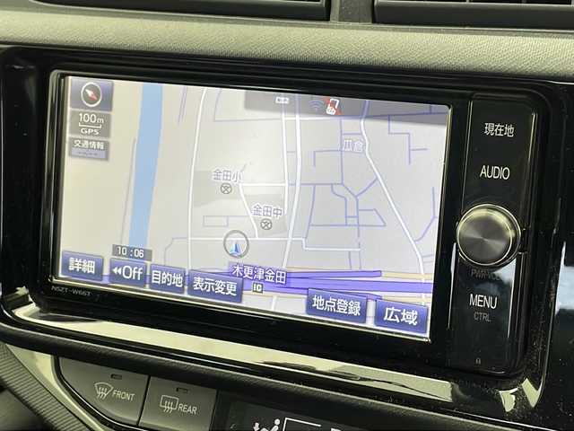 トヨタ アクア G ブラックソフトレザーセレ 千葉県 2017(平29)年 8.6万km ライムホワイトパールクリスタルシャイン 衝突軽減ブレーキ/レーンキープアシスト/純正SDナビ/社外フリップダウンモニター（ALPINE）/バックカメラ/CD/AM・FM/フルセグテレビ/Bluetooth/ドライブレコーダー（前後）/ビルトインETC/シートヒーター（前席）/フォグランプ/革巻きステアリング/ステアリングスイッチ/社外フロアマット/ドアバイザー/nanoe/純正15インチアルミホイール