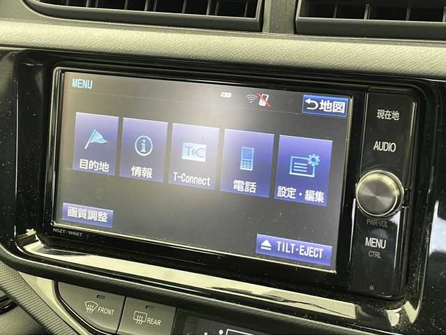 トヨタ アクア G ブラックソフトレザーセレ 千葉県 2017(平29)年 8.6万km ライムホワイトパールクリスタルシャイン 衝突軽減ブレーキ/レーンキープアシスト/純正SDナビ/社外フリップダウンモニター（ALPINE）/バックカメラ/CD/AM・FM/フルセグテレビ/Bluetooth/ドライブレコーダー（前後）/ビルトインETC/シートヒーター（前席）/フォグランプ/革巻きステアリング/ステアリングスイッチ/社外フロアマット/ドアバイザー/nanoe/純正15インチアルミホイール