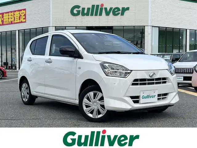 ダイハツ ミラ イース X SAⅢ 鳥取県 2020(令2)年 5.1万km ホワイト ４・W・D/純正DPオーディオ/CD/DVD/BT/ETC/スマートアシスト/レーンキープアシスト/オートハイビーム/前後コーナーセンサー/LEDヘットライト/アイドリングストップ/キレースキー/電動格納ミラー/フロアマット/取扱説明書/スペアキー