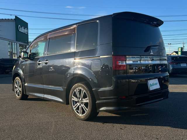 三菱 デリカＤ：５ G－Power package 富山県 2010(平22)年 10.2万km ディープブラックマイカ ガラスルーフ/社外メモリーナビ/型式：AVIC-RZ99/【CD/DVD/BT/TV】/バックカメラ/両側パワースライドドア/パドルシフト/横滑り防止装置/電動格納ミラー/ビルトインETC/スマートキー/RAYSアルミホイール/純正フロアマット