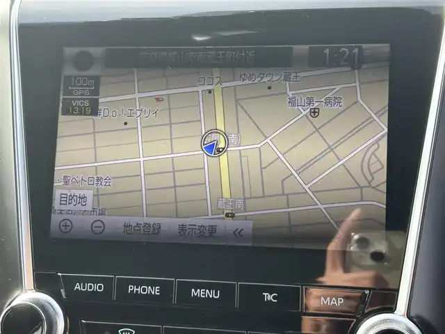 トヨタ クラウン ハイブリッド RS アドバンス 広島県 2019(平31)年 5.8万km シルバーM サンルーフ/純正ナビ　/　「Bluetooth/フルセグ/CD/DVD」　/全方位カメラ　/クリアランスソナー/シートヒーター　/ブラインドスポットモニター　/レーダークルーズコントロール/ヘッドアップディスプレイ　/ステアリングヒーター　/シートメモリ　/本革シート/パドルシフト　/前席パワーシート　/ＥＴＣ/前後ドライブレコーダー/オートマチックハイビーム/LEDヘッドライト（AUTO機能付き）/衝突軽減ブレーキシステム/車線逸脱防止システム/横滑り防止装置/スマートキー/プッシュスタート/ナビ取扱説明書/保証書/取扱説明書