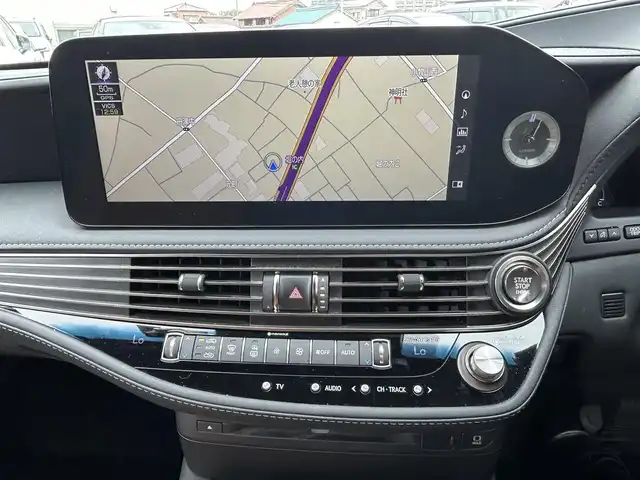 レクサス ＬＳ 500 Iパッケージ 愛知県 2022(令4)年 4.6万km ディープブルーマイカ メーカーナビ（AM/FM/フルセグ/BT/CD/DVD/AUX）/サンルーフ/エアサスコントロール/純正２０インチAW/リア電動サンシェード/デジタルインナーカメラ/前後ドラレコ/レクサスセーフティシステム＋/・プリクラッシュセーフティ/・ブラインドスポットモニター/・レーンキープアシスト/・パーキングサポートアラート/・レーダークルーズコントロール/・カーブ速度制御/アラウンドビューモニター/D/N席レザーシート/D/N席パワーシート/D/N席シートヒーター・クーラー/D/N席シートメモリー/ステアリングヒーター/電動リアゲート/パドルシフト/ビルトインETC/オートライト/オートハイビーム