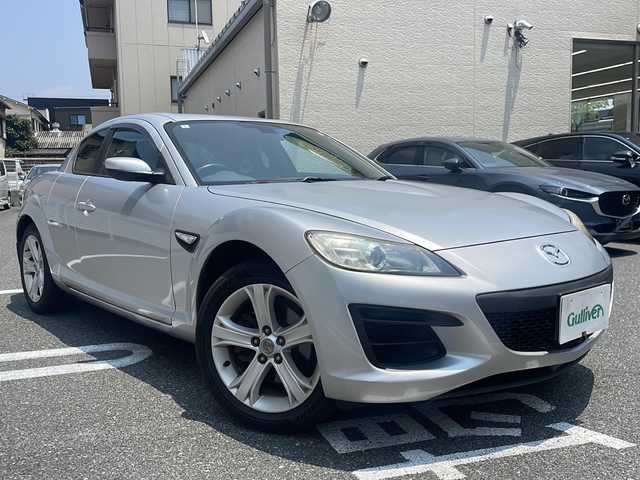 マツダ ＲＸ－８ 広島県 2008(平20)年 7万km サンライトシルバーメタリック /登録時走行距離/　　　　　　　69619キロ/ワンオーナー/社外ナビ/バックカメラ/ワンセグ/スペアキー×１/新車時整備手帳/　　【保証書】/取扱説明書/