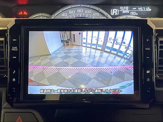ダイハツ ウェイク X SA 福井県 2015(平27)年 4.6万km トニコオレンジメタリック 純正8インチSDHCナビ/フルセグTV/バックカメラ/スマートアシスト/ETC/前後ドライブレコーダー/100V電源/片側パワースライドドア/オートライト/LEDヘッドライト/純正14インチアルミホイール/盗難防止装置/純正フロアマット/プッシュスタート/スマートキー/スペアキー