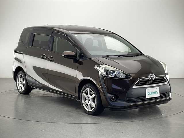 トヨタ シエンタ G 長野県 2016(平28)年 8.1万km ヴィンテージブラウンパールクリスタルシャイン 4WD/ワンオーナー/社外ナビ　AVN-R7W/（フルセグ/Bluetooth/CD)/バックカメラ/ETC/両側電動スライドドア/純正鉄チンサマータイヤ4本積み込み/ドアバイザー/ステアリングスイッチ/プッシュスタート/取扱説明書/保証書/スマートキー/スペアキー