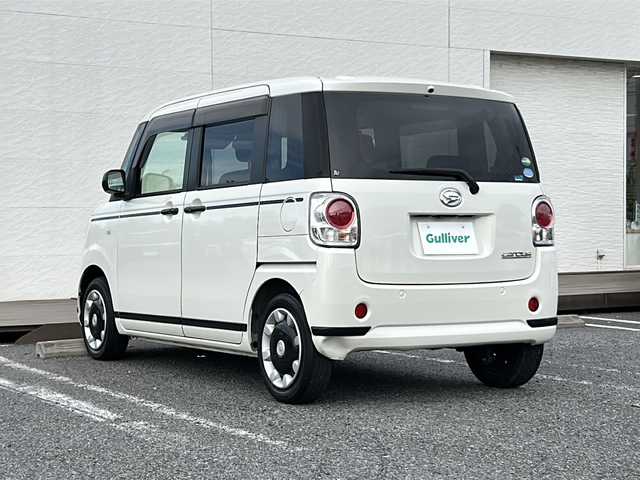 ダイハツ ムーヴ キャンバス X ブラックアクセント リミテッド SAⅢ 千葉県 2020(令2)年 1.5万km パールホワイトⅢ ディスプレイオーディオＤＵＫ－Ｗ６９Ｄ　全方位カメラ　　両側パワースライドドア　フロアマット純正 ドラレコ　Ｂｔ　オートライト　オートマチックハイビーム　コーナーセンサー アイドリングストップ