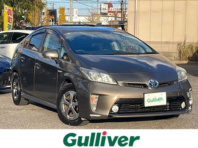トヨタ プリウス S　マイコーデ 愛知県 2012(平24)年 17.4万km ブロンズマイカメタリック /ワンオーナー//禁煙車//保証書//記録簿//取扱説明書//スペアキー（1本）//純正ディーラーナビ//フルセグテレビ//AUDIO（AM・FM・CD・DVD・Bluetooth)//バックカメラ//アイドリングストップ//プッシュスタート//純正ドアバイザー//純正フロアマット//ETC//ISOFIX//ステアリングスイッチ//電格格納ミラー//ステアリングテレスコピック機構//ステアリングチルト機構//UVカットガラス//プライバシーガラス//盗難防止システム//衝突安全ボディー//トラクションコントロール//ステアリング協調車両安定性制御システム