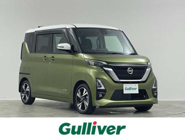 日産 ルークス HWS X プロパイロットED 埼玉県 2023(令5)年 1.2万km ホワイトソリッド/プレミアムオリーブM 純正９型ＤＡ　全方位　両側電動　ＥＴＣ　ＬＥＤ　コネクトナビ　レーダークルーズコントロール　アイドリングストップ　Ｂｌｕｅｔｏｏｔｈ　衝突軽減　オートハイビーム　レーンキープ　ドライブレコーダー ベンチシート　純正フロアマット　コーナーセンサー　純正15インチアルミ　スマートキー　プッシュスタート