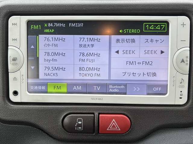 トヨタ スペイド F 神奈川県 2012(平24)年 4.3万km ホワイトパールクリスタルシャイン ワンオーナー/純正ナビ（FM/AM/CD/ワンセグTV/BT)/バックカメラ/ETC/プッシュスタート/オートエアコン/パワーステアリング/ABS/横滑り防止装置/盗難防止装置/電動格納ウィンカーミラー/片側パワースライドドア/純正アルミホイール/保証書/取扱説明書/スペアキー×１
