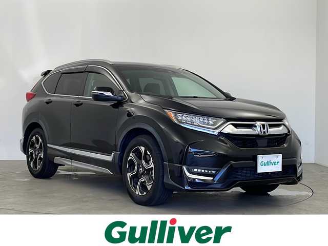 ホンダ ＣＲ－Ｖ EX・マスターピース 鹿児島県 2018(平30)年 5.9万km クリスタルブラックパール パノラミックサンルーフ　/純正７インチナビ/（フルセグ/Blu/CD/DVDCD/DVD）　/前後ドライブレコーダー　/レーダークルーズコントロール　/前席シートヒーター　/パワーテールゲート　/ビルドインＥＴＣ　/ルーフレール　/ブレーキホールド　/パワーシート/電動格納ミラー/レーンキープアシスト/オートライト/純正18インチアルミホイール/スマートキー/スペアキー有/保証書/取扱説明書