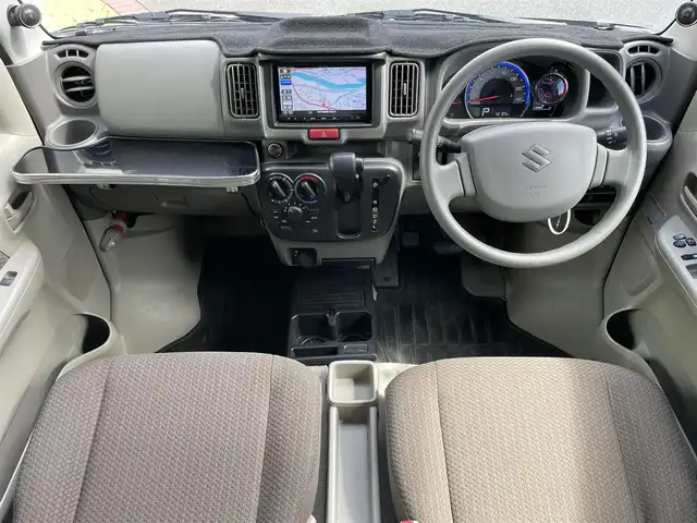 スズキ エブリイ JOINターボ 岩手県 2020(令2)年 4.7万km クールカーキPM 社外SDナビ/（フルセグTV/CD/DVD/Bluetooth）/リフトアップ/ヨコハマジオランダーX-AT/ルーフラック/ユピテルドライブレコーダー/ターボメーター/ダッシュマット/パイオニアツイーター/コーナーセンサー/衝突軽減ブレーキ/レーンキープアシスト