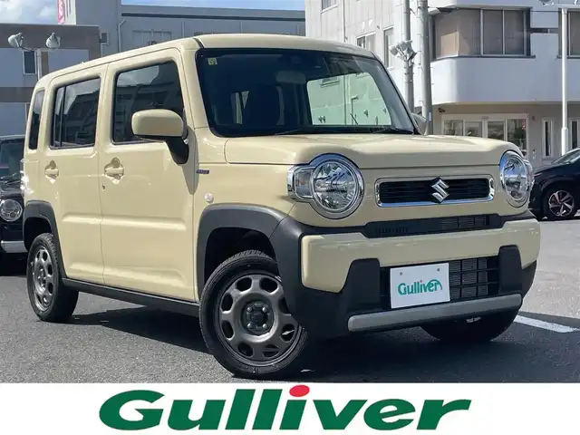 スズキ ハスラー HYBRID G 島根県 2023(令5)年 0.6万km シフォンアイボリーM オーディオレス/レーダークルーズコントロール　/前席シートヒーター　/スマートキー　/プッシュスタート　/オートライト　/衝突軽減ブレーキ　/レーンアシスト　/横滑り防止装置　/アイドリングストップ