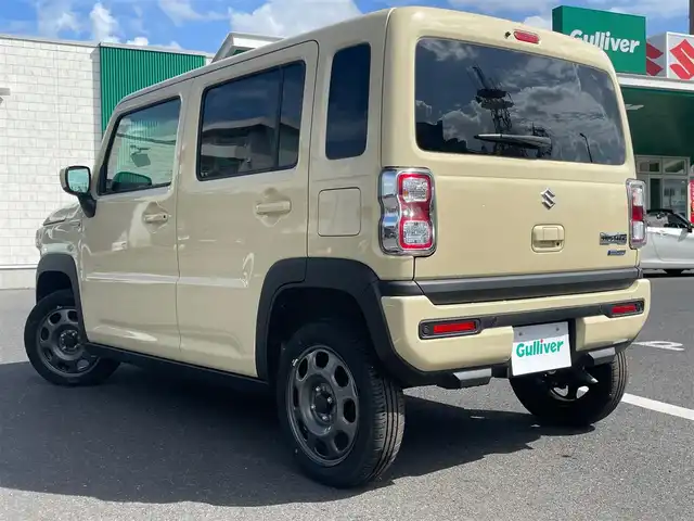 スズキ ハスラー HYBRID G 島根県 2023(令5)年 0.6万km シフォンアイボリーM オーディオレス/レーダークルーズコントロール　/前席シートヒーター　/スマートキー　/プッシュスタート　/オートライト　/衝突軽減ブレーキ　/レーンアシスト　/横滑り防止装置　/アイドリングストップ