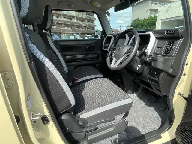 スズキ ハスラー HYBRID G 島根県 2023(令5)年 0.6万km シフォンアイボリーM オーディオレス/レーダークルーズコントロール　/前席シートヒーター　/スマートキー　/プッシュスタート　/オートライト　/衝突軽減ブレーキ　/レーンアシスト　/横滑り防止装置　/アイドリングストップ
