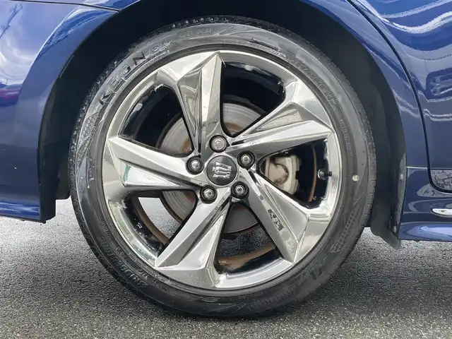 トヨタ クラウン ハイブリッド RS 静岡県 2018(平30)年 4.4万km ダークブルーマイカ Toyota Safety Sense/純正メーカーナビ/　AM FM CD DVD Bluetooth USB AUX/ビルトインETC/LEDオートヘッドランプ/レーダークルーズコントロール/シートヒーター(前席)/前後方クリアランスソナー/純正18インチアルミホイール/スマートキー2本/パドルシフト/フルセグTV/バックモニター/パワーシート(前席)