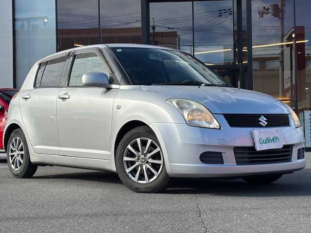 スズキ スイフト XG 宮城県 2006(平18)年 13.3万km シルキーシルバーメタリック 登録時走行距離132816km/AACエアコン/CD/FM/AM/ヘッドライトレベライザー/スペアキーあり/純正フロアマット/フルフラットシート/盗難防止装置/純正フロアマット