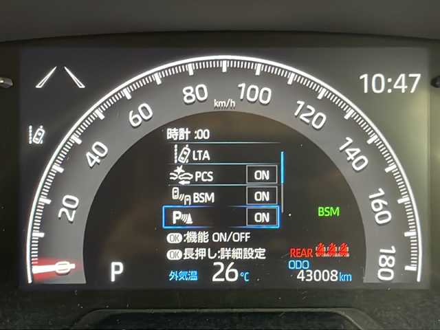 トヨタ ＲＡＶ４ G 群馬県 2019(令1)年 4.3万km ホワイトパールクリスタルシャイン 純正９型ナビ　バックカメラ　ルーフレール　電動リアゲート　衝突被害軽減ブレーキ　アダプティブクルーズコントロール　ＢＳＭ　ステアリングヒーター　ビルトインＥＴＣ　シートメモリー　パワーシート　禁煙車