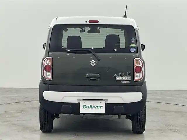 スズキ ハスラー Jスタイル 福岡県 2015(平27)年 9.7万km クールカーキパールメタリック/ホワイト2トーンルーフ 社外ナビ（フルセグＴＶ）　/バックカメラ　/ビルトインＥＴＣ　/前後ドライブレコーダー　/衝突被害軽減ブレーキ　/横滑り防止装置　/アイドリングストップ　/シートヒーター　/電動格納式ドアミラー　/プッシュスタート
