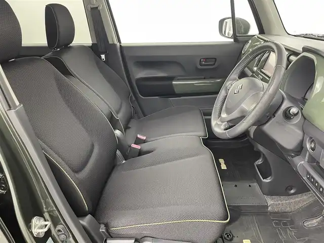 スズキ ハスラー Jスタイル 福岡県 2015(平27)年 9.7万km クールカーキパールメタリック/ホワイト2トーンルーフ 社外ナビ（フルセグＴＶ）　/バックカメラ　/ビルトインＥＴＣ　/前後ドライブレコーダー　/衝突被害軽減ブレーキ　/横滑り防止装置　/アイドリングストップ　/シートヒーター　/電動格納式ドアミラー　/プッシュスタート
