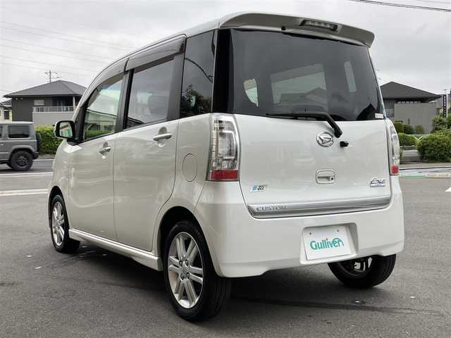 ダイハツ タント エグゼ カスタムRS 埼玉県 2012(平24)年 5.6万km パールホワイトⅢ 登録時56039km/ターボ車/純正ナビ【NSZN-W62】/　・フルセグTV/　・バックカメラ/　・CD/DVD再生/　・Bluetooth接続/アイドリングストップ/ハーフレザーシート/純正15インチAW/革巻ステアリング/オートエアコン/スマートキー/ドアバイザー/電格ミラー/HIDライト/フォグ/ETC/保証書/取扱説明書/ナビ取扱説明書/点検整備記録簿（H25.H26.H27.H28.H29.H30.R1.R2.R3.R4.R5）