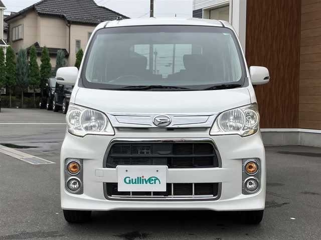 ダイハツ タント エグゼ カスタムRS 埼玉県 2012(平24)年 5.6万km パールホワイトⅢ 登録時56039km/ターボ車/純正ナビ【NSZN-W62】/　・フルセグTV/　・バックカメラ/　・CD/DVD再生/　・Bluetooth接続/アイドリングストップ/ハーフレザーシート/純正15インチAW/革巻ステアリング/オートエアコン/スマートキー/ドアバイザー/電格ミラー/HIDライト/フォグ/ETC/保証書/取扱説明書/ナビ取扱説明書/点検整備記録簿（H25.H26.H27.H28.H29.H30.R1.R2.R3.R4.R5）