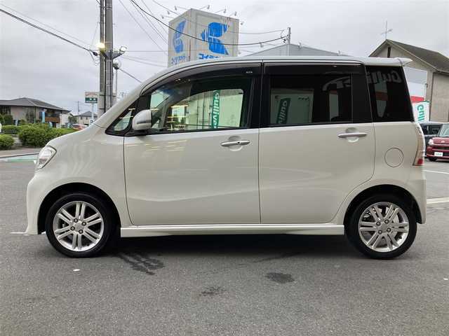 ダイハツ タント エグゼ カスタムRS 埼玉県 2012(平24)年 5.6万km パールホワイトⅢ 登録時56039km/ターボ車/純正ナビ【NSZN-W62】/　・フルセグTV/　・バックカメラ/　・CD/DVD再生/　・Bluetooth接続/アイドリングストップ/ハーフレザーシート/純正15インチAW/革巻ステアリング/オートエアコン/スマートキー/ドアバイザー/電格ミラー/HIDライト/フォグ/ETC/保証書/取扱説明書/ナビ取扱説明書/点検整備記録簿（H25.H26.H27.H28.H29.H30.R1.R2.R3.R4.R5）