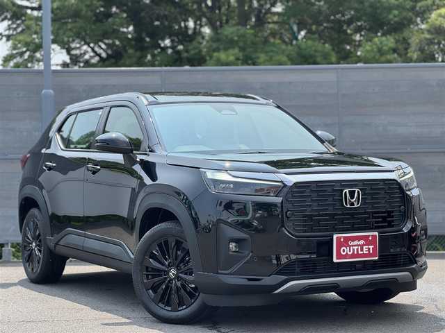 ホンダ ＷＲ－Ｖ Z ブラックスタイル 三重県 2025(令7)年 0.1万km未満 クリスタルブラックパール 登録未使用車/ホンダセンシング /・衝突軽減ブレーキ/・誤発進抑制機能/・後方誤発進抑制機能/・近距離衝突軽減ブレーキ/・歩行者事故低減ステアリング/・路外逸脱抑制機能/・アダプティブクルーズコントロール/・車線維持支援システム/・先行車発進お知らせ機能/・標識認識機能/・オートハイビーム/・パーキングセンサーシステム/ナビ装着用スペシャルパッケージ/・ステアリングスイッチ/　(オーディオ/ナビ/ハンズフリー/音声認識)/・リアワイドカメラ/・車載通信機/・Bluetoothユニット/パドルシフト/USBジャック(運転席)/充電用USBジャック(助手席)/純正17インチ5本マルチスポークフルブラック塗装アルミホイール/ブラックドアミラー/ブラックアウトサイドドアハンドル/フルLEDヘッドランプ/・オートライト/LEDフロントフォグランプ/プッシュエンジンスタート/スマートキー×2