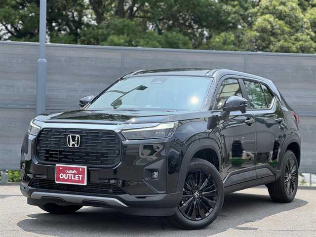 ホンダ ＷＲ－Ｖ Z ブラックスタイル 三重県 2025(令7)年 0.1万km未満 クリスタルブラックパール 登録未使用車/ホンダセンシング /・衝突軽減ブレーキ/・誤発進抑制機能/・後方誤発進抑制機能/・近距離衝突軽減ブレーキ/・歩行者事故低減ステアリング/・路外逸脱抑制機能/・アダプティブクルーズコントロール/・車線維持支援システム/・先行車発進お知らせ機能/・標識認識機能/・オートハイビーム/・パーキングセンサーシステム/ナビ装着用スペシャルパッケージ/・ステアリングスイッチ/　(オーディオ/ナビ/ハンズフリー/音声認識)/・リアワイドカメラ/・車載通信機/・Bluetoothユニット/パドルシフト/USBジャック(運転席)/充電用USBジャック(助手席)/純正17インチ5本マルチスポークフルブラック塗装アルミホイール/ブラックドアミラー/ブラックアウトサイドドアハンドル/フルLEDヘッドランプ/・オートライト/LEDフロントフォグランプ/プッシュエンジンスタート/スマートキー×2