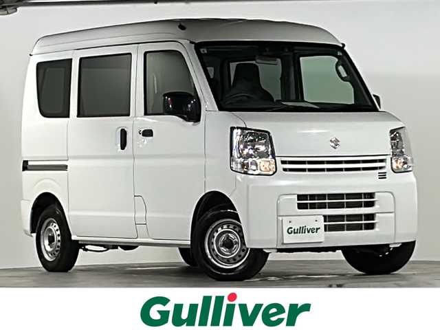 スズキ エブリイ PA 広島県 2024(令6)年 1.9万km スペリアホワイト 4WD/禁煙/デュアルカメラブレーキサポート/ディスプレイオーディオ/バックカメラ/オーバーヘッドコンソール/オートライト/スペアキー /コーナーセンサー